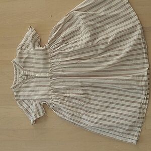 Rylee + Cru Striped Button-Up Dress